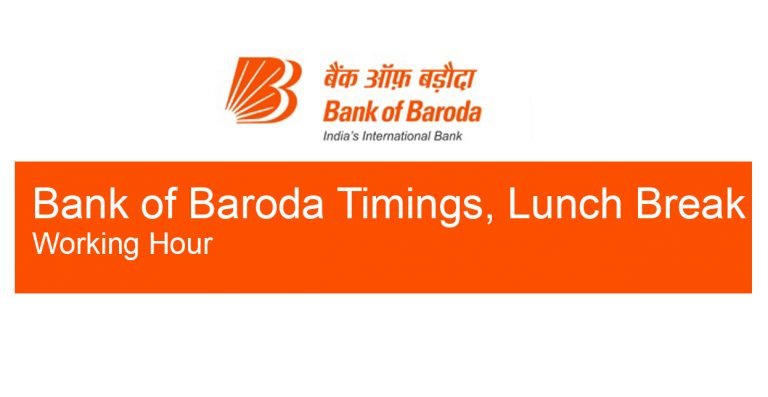 Bank of baroda timings