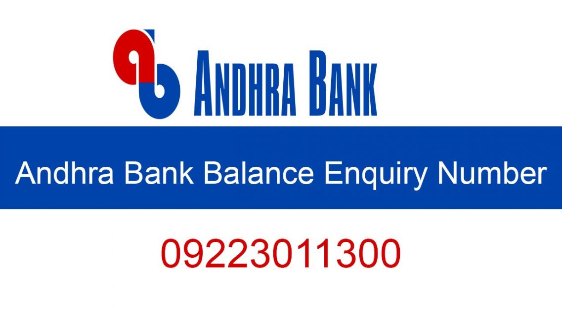 Andhra bank balance enquiry Number