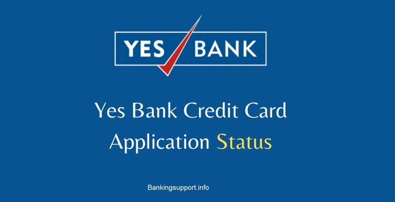 Yes Bank Credit card Status