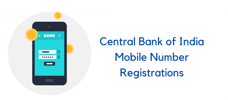 how to register mobile number in central bank of India