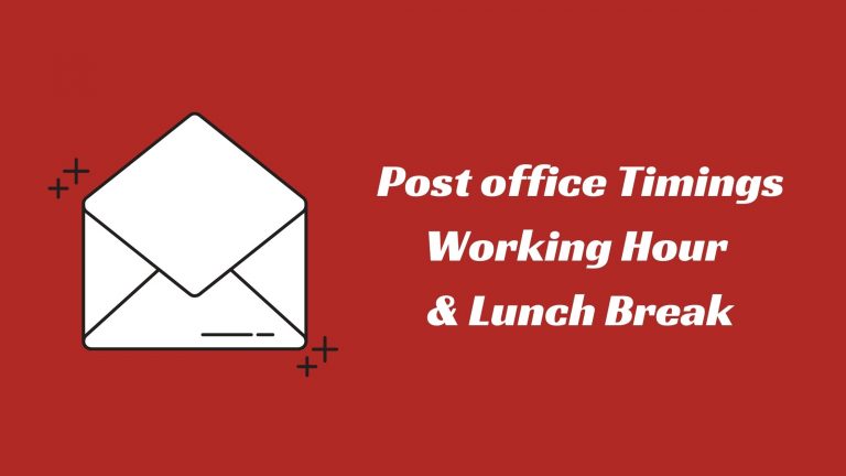 Post Office Timings